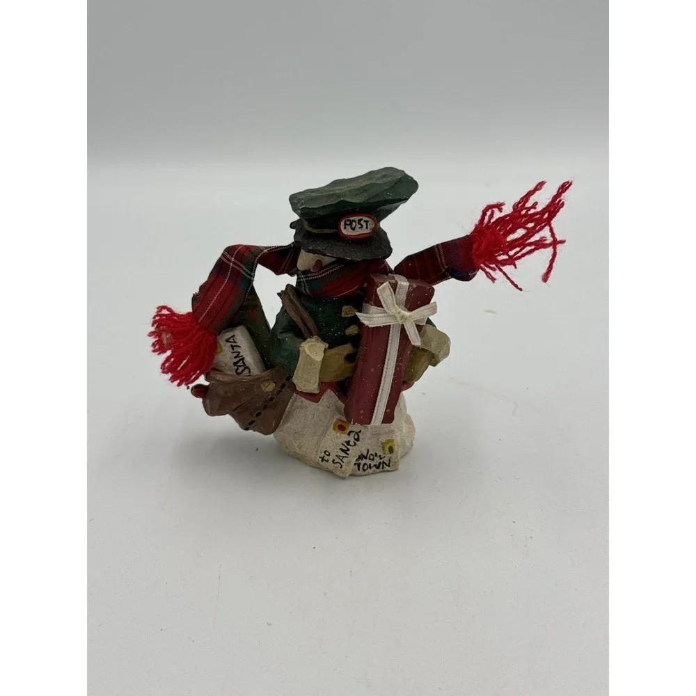 Kurt S Adler Snowtown Series- Postman - Christmas Village Figure